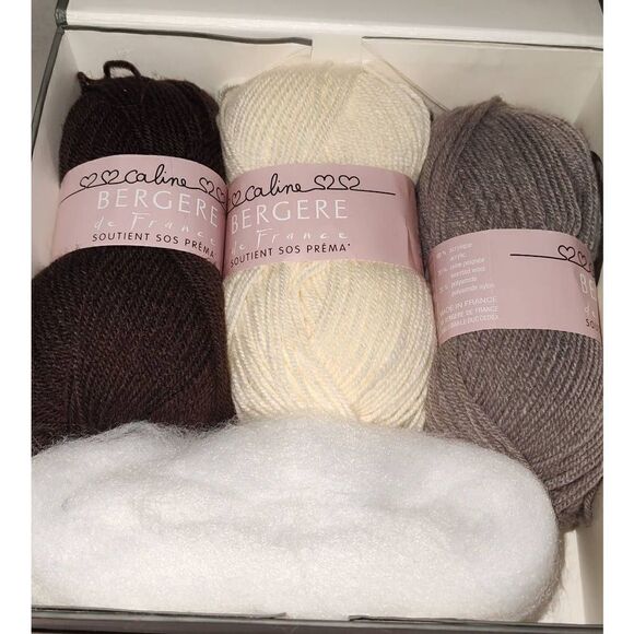 BERGERE de France Kit Creatif "Capuchin le Malin" Complete kit. - Picture 6 of 7